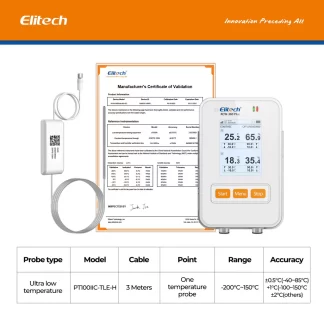 RCW-360 PLUS TEMPERATURA ULTRA BAJA DATA LOGGER